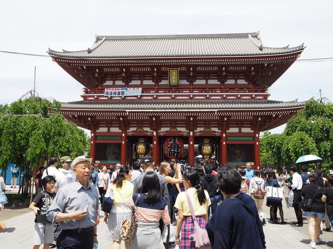 Predel Asakusa v Tokiu, eden od najbolj priljubljenih turističnih predelov | Foto: Osebni arhiv