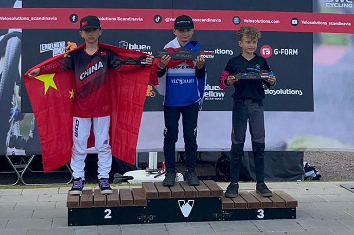 pumptrack Švedska | Zmagovalci kategorije desetletnikov. Tretje mesto je osvojil Gal Malavašič Šurca z Vrhnike. | Foto ŠKD Super Potencial
