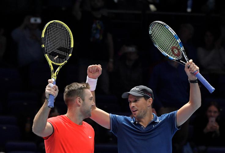 Mike Bryan, Jack Sock Mike Bryan in Jack Sock. | Foto: Reuters