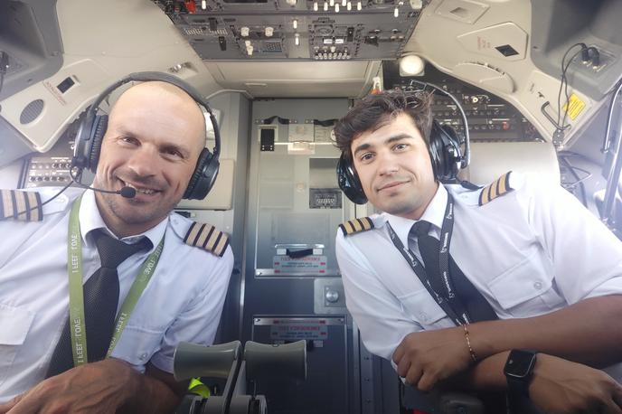 Jurij Goličič | "Vsaka kriza, ki pride, jo najprej začutimo v naši panogi. Sploh pa zdajšnjo," izpostavlja nekdanji hokejist, zdaj pa komercialni pilot Jurij Goličič (levo). | Foto Osebni arhiv