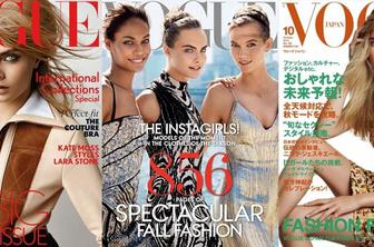 Cara Delevingne absolutna zmagovalka septembrskih naslovnic