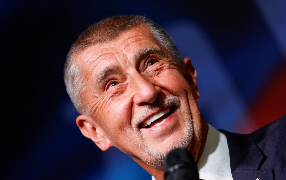 Andrej Babiš | Na srečanju je Babiš med drugim izrazil zvestobo Evropi in poudaril, da si želi, da Evropa dobro deluje. Volivce je sicer prepričal z obljubami o socialni varnosti in ustavitvi vojaške pomoči Ukrajini, zaradi česar so strokovnjaki izrazili zaskrbljenost, da bi se država v primeru njegove zmage približala Slovaški in Madžarski. | Foto Reuters