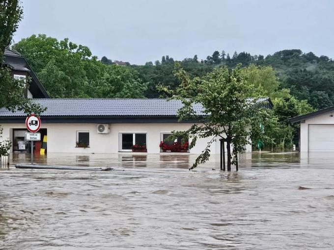 Poplave meteorne vode v Radencih (3. 6. 2023). | Foto: Roman Leljak/Meteoinfo