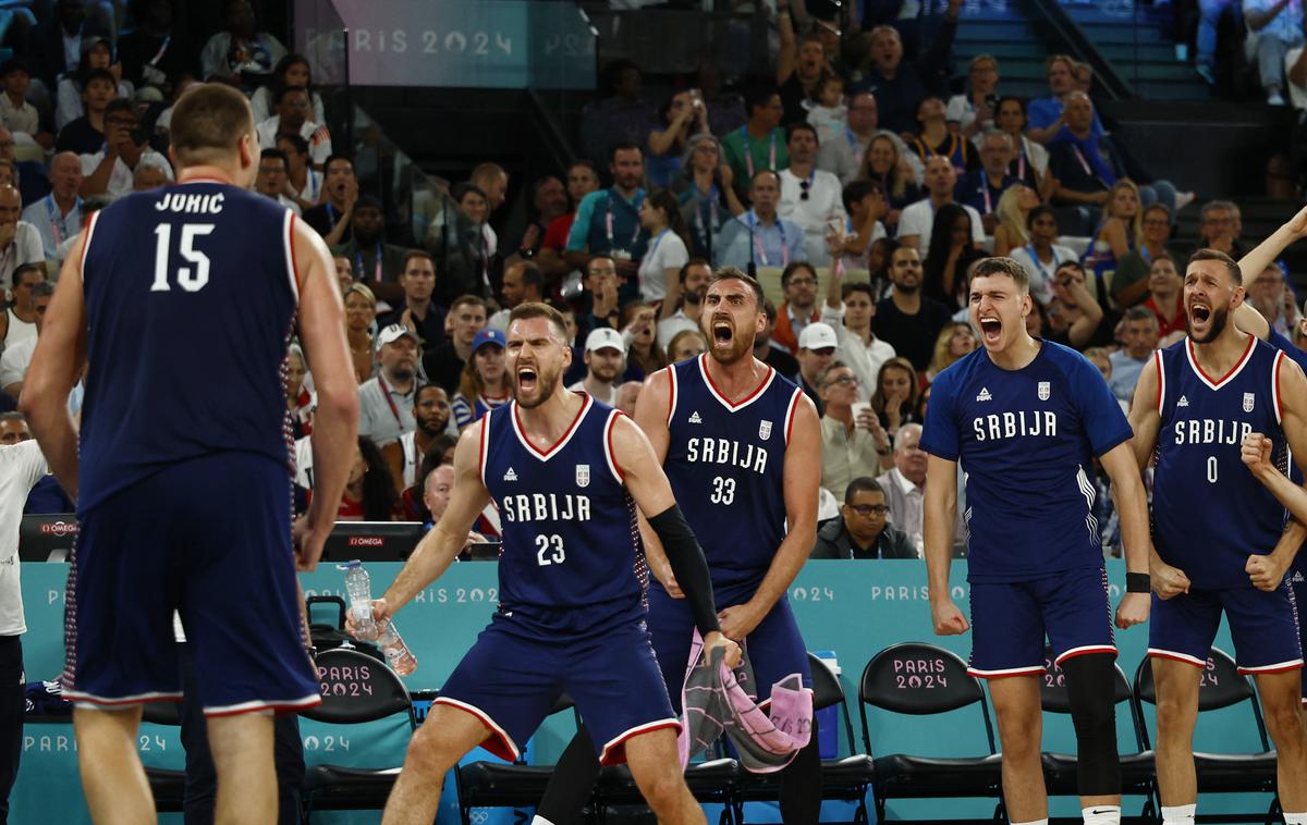 ZDA Srbija Košarka OI 2024 | Srbi so favoriti za zlato kolajno. | Foto Reuters
