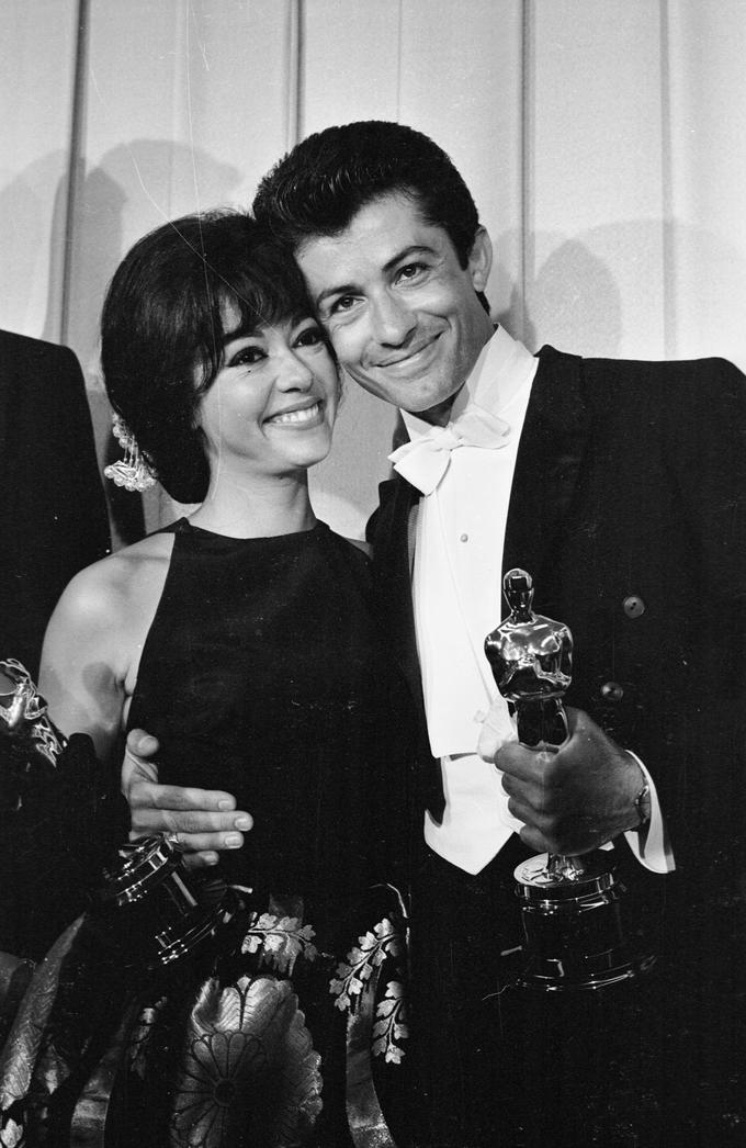 Oskarjevca Rita Moreno in George Chakiris leta 1962 | Foto: Getty Images