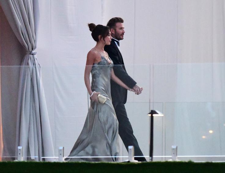 Victoria in David beckham na poroki sina | Foto: Profimedia