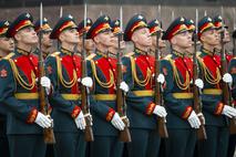 Ruski vojaki v Sankt Peterburgu