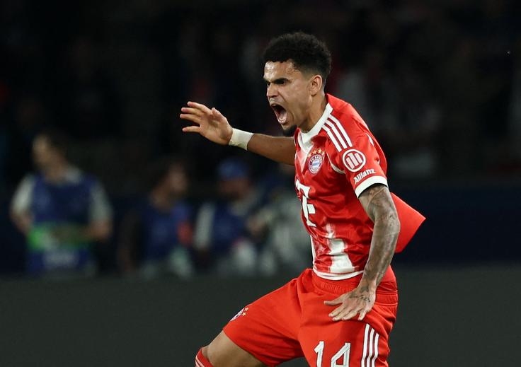 Kolumbijec Luis Diaz je dosegel najlepši zadetek na srečanju. | Foto: Reuters