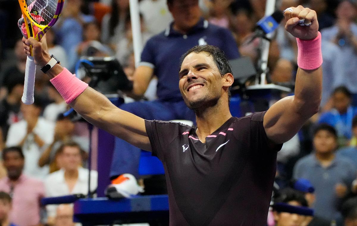 Rafael Nadal, US Open 22 | Rafaela Nadala v somini finala OP ZDA čaka Frances Tiafoe. | Foto Reuters
