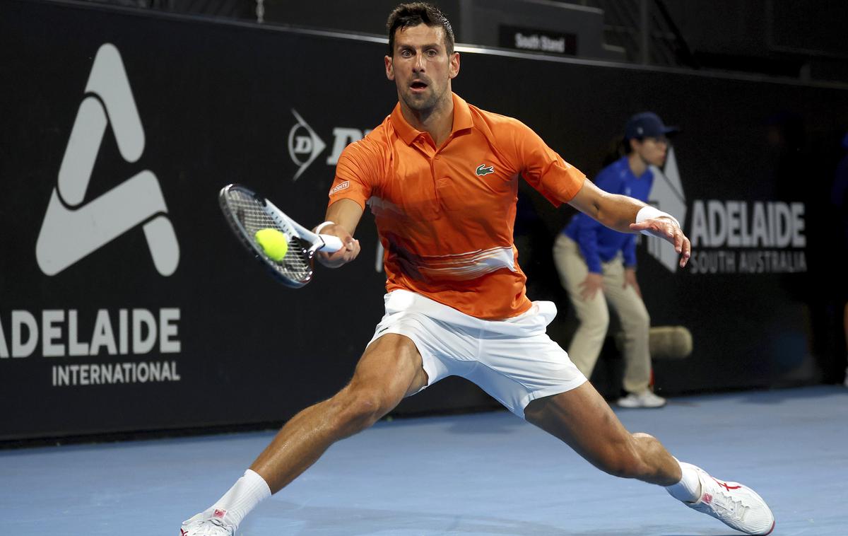 Novak Đoković | Novak Đoković je zanesljivo napredoval v polfinale ATP turnirja v Adelajdij. | Foto Guliverimage