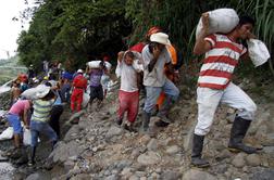 Nesreča v rudniku zlata v Kolumbiji: številni ujeti pod zemljo