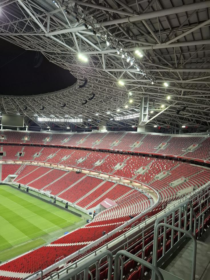 Puškaš Arena, nogometni ponos Madžarske, naj bi bila danes proti Sloveniji povsem polna. | Foto: R. P.