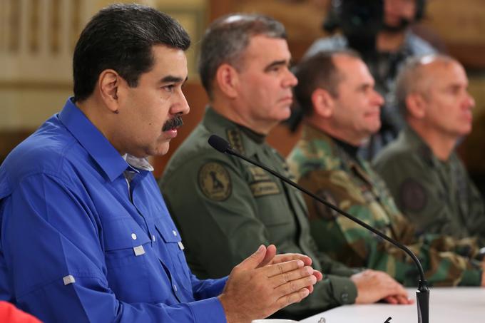 Maduro je akcijo opozicije označil za poskus državnega udara, ki pa da je propadel. Guaido je na drugi strani pozval k nadaljevanju protestov tudi danes. | Foto: Reuters