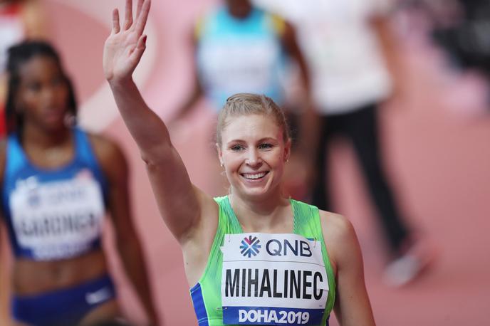 Maja Mihalinec | Maja Mihalinec zadovoljna zapušča svetovno prvenstvo v Dohi. | Foto Reuters