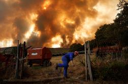Požari še naprej pustošijo po Evropi
