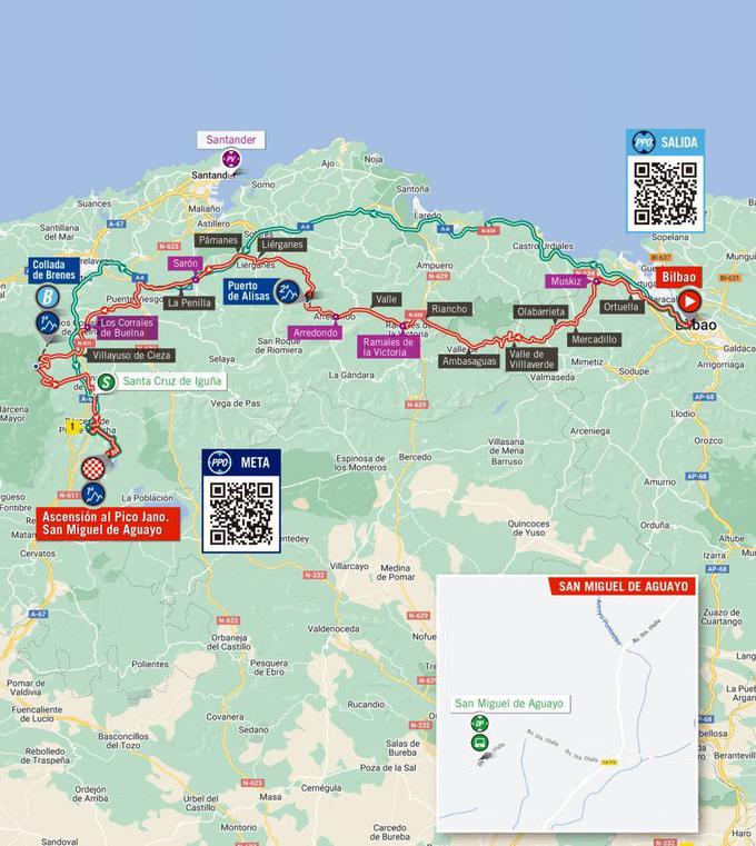 Vuelta22, trasa 6. etape | Foto: zajem zaslona/Diamond villas resort