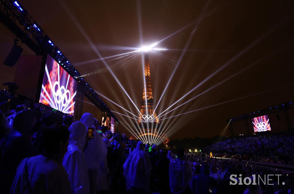 Pariz 2024 otvoritev olimpijski ogenj