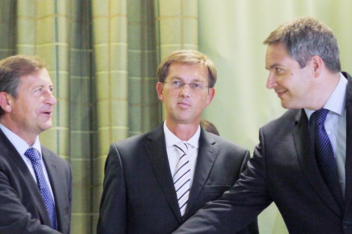 Dejan Židan, Miro Cerar, Karl Erjavec | Foto STA