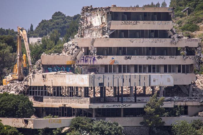 Kupari, rušenje | Foto Grgo Jelavic/PIXSELL