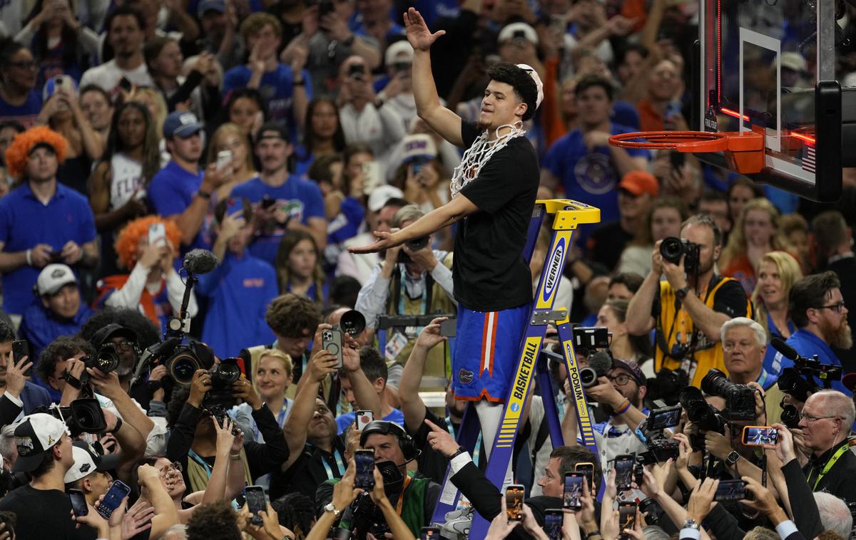 Florida Gators NCAA | Aprila so prvaki NCAA postali Florida Gators z našim Urbanom Klavžarjem. | Foto Reuters