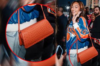 Jordyn Woods na tekmi Knicksov brez srečne torbice. Je to razlog za poraz?