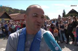 V Gabrniku veličasten sprejem za Dejana Zavca (video)