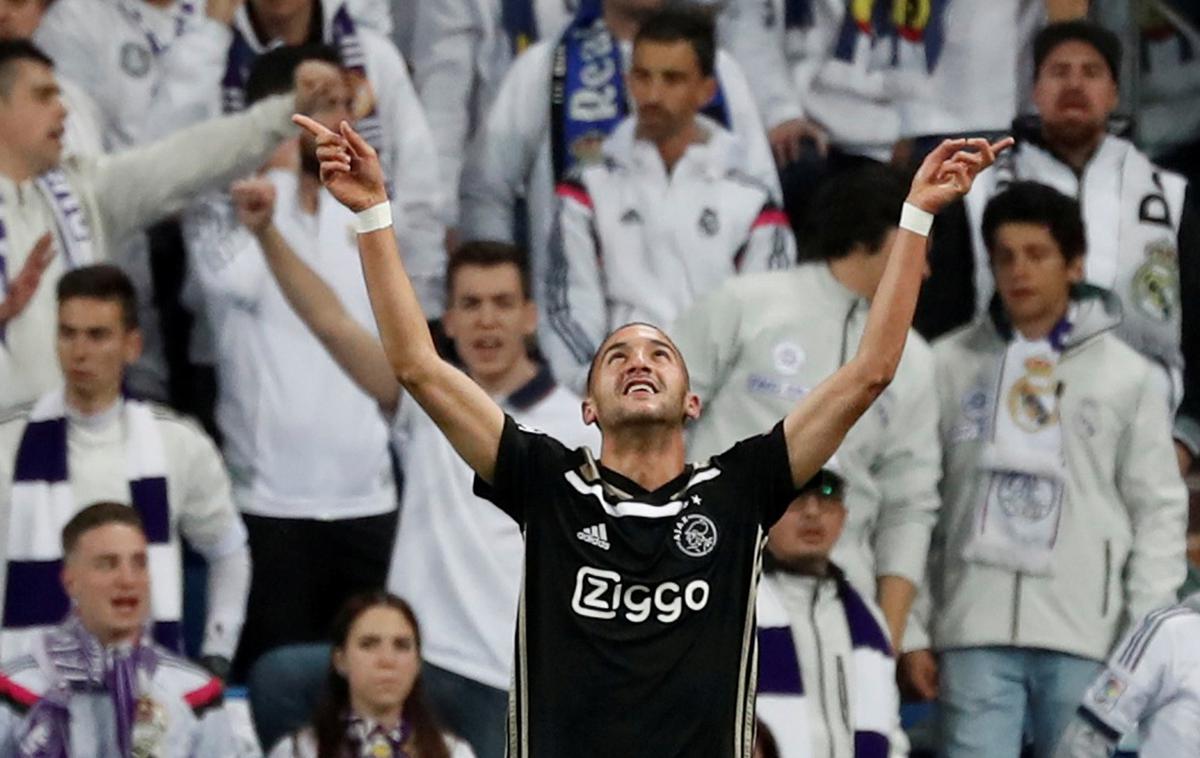 Hakim Ziyech | Hakim Ziyech je navdušil tudi lani. Pri presenetljivi izločitvi Real Madrida iz lige prvakov je prispeval dva gola. | Foto Reuters