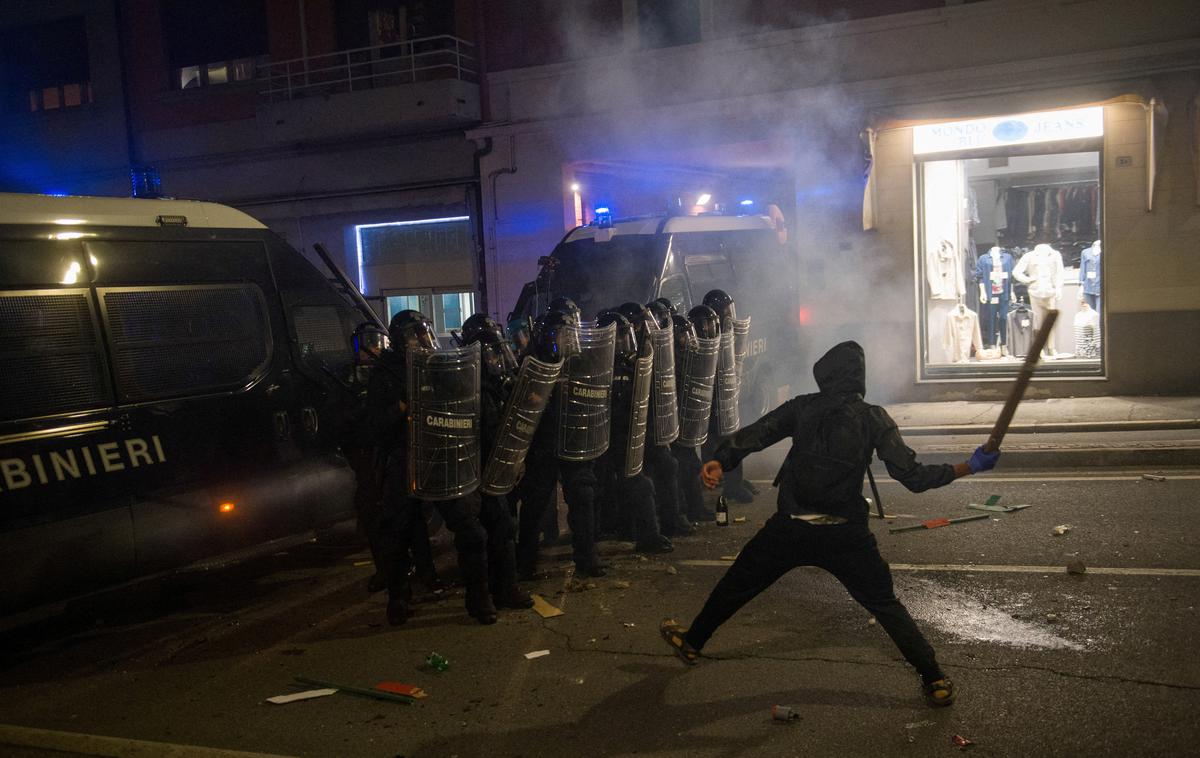 protesti, Gaza, podpora, aktivisti, policija, Palestina | Sprti strani sta sicer druga drugi pripisali odgovornost za to, kdo je sprožil spopade.  | Foto Reuters
