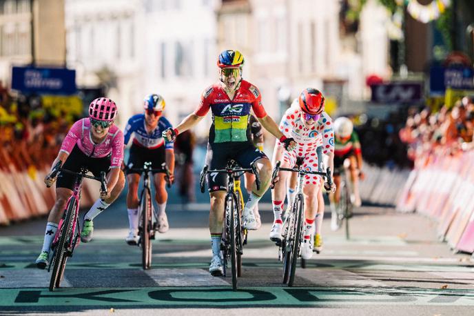 Kim Le Court | Kim Le Court je velika zmagovalka 6. etape ženskega Toura. | Foto A.S.O / Gaëtan Flamme