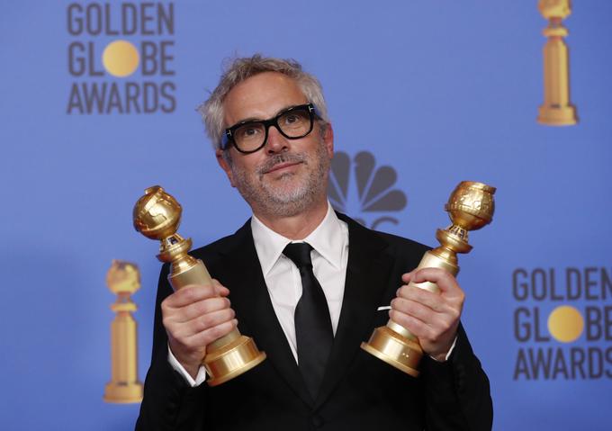 Alfonso Cuaron je s filmom Roma na sinočnji podelitvi zlatih globusov dokazal, da bi bil lahko tudi v igri za oskarja za najboljši film v preteklem letu. | Foto: Reuters