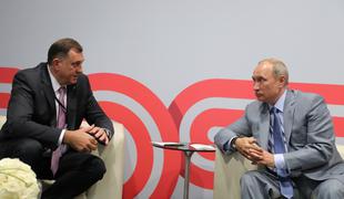 Putin v Sočiju sprejel Dodika