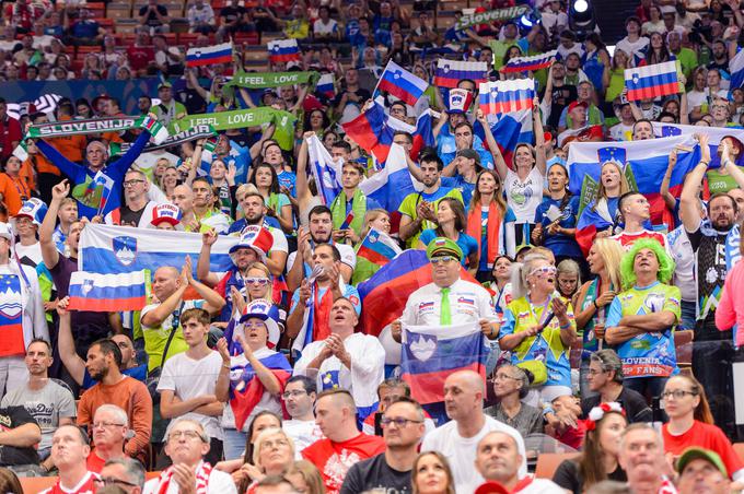 Slovenska odbojkarska reprezentanca je poskrbela že za več navijaških evforij. | Foto: Guliverimage/Vladimir Fedorenko