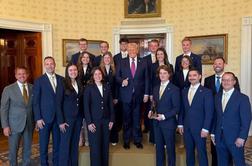 Slovenska športnica po uspehu v ZDA na sprejemu pri Trumpu