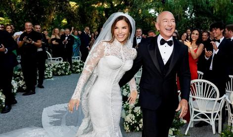 Jeff Bezos in Lauren Sanchez sta si obljubila večno zvestobo