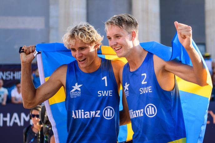 David Ahman in Jonatan Hellvig | David Ahman in Jonatan Hellvig sta evropska prvaka v odbojki na mivki. | Foto Guliverimage