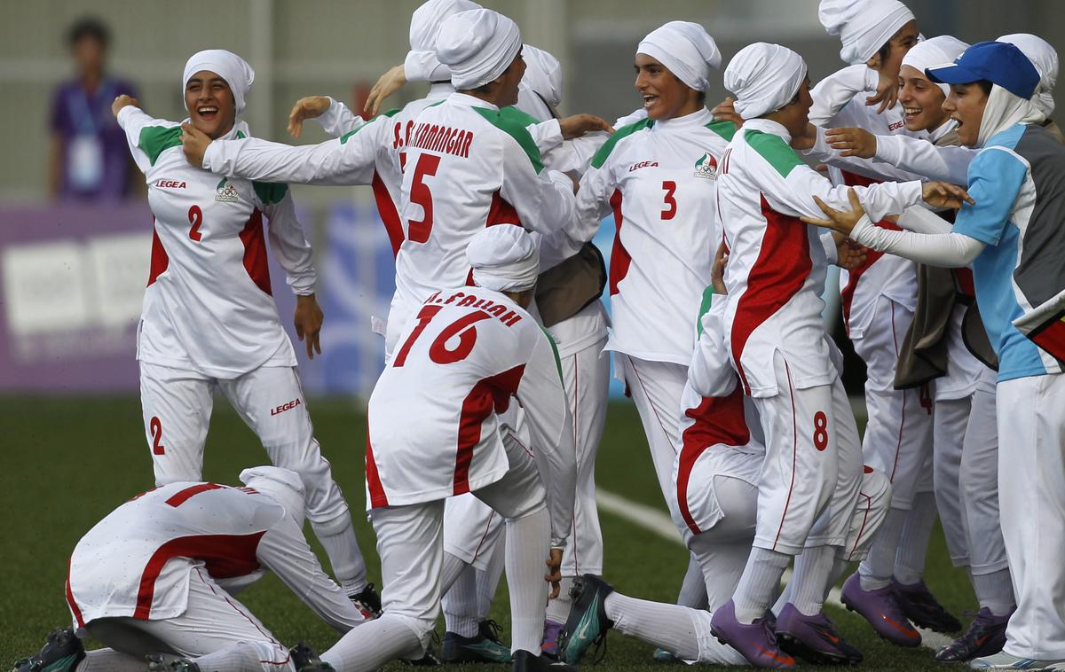 Iran nogometna reprezentanca ženske | Iranke se ne bodo mogle udeležiti srečanja v Palestini. | Foto Reuters