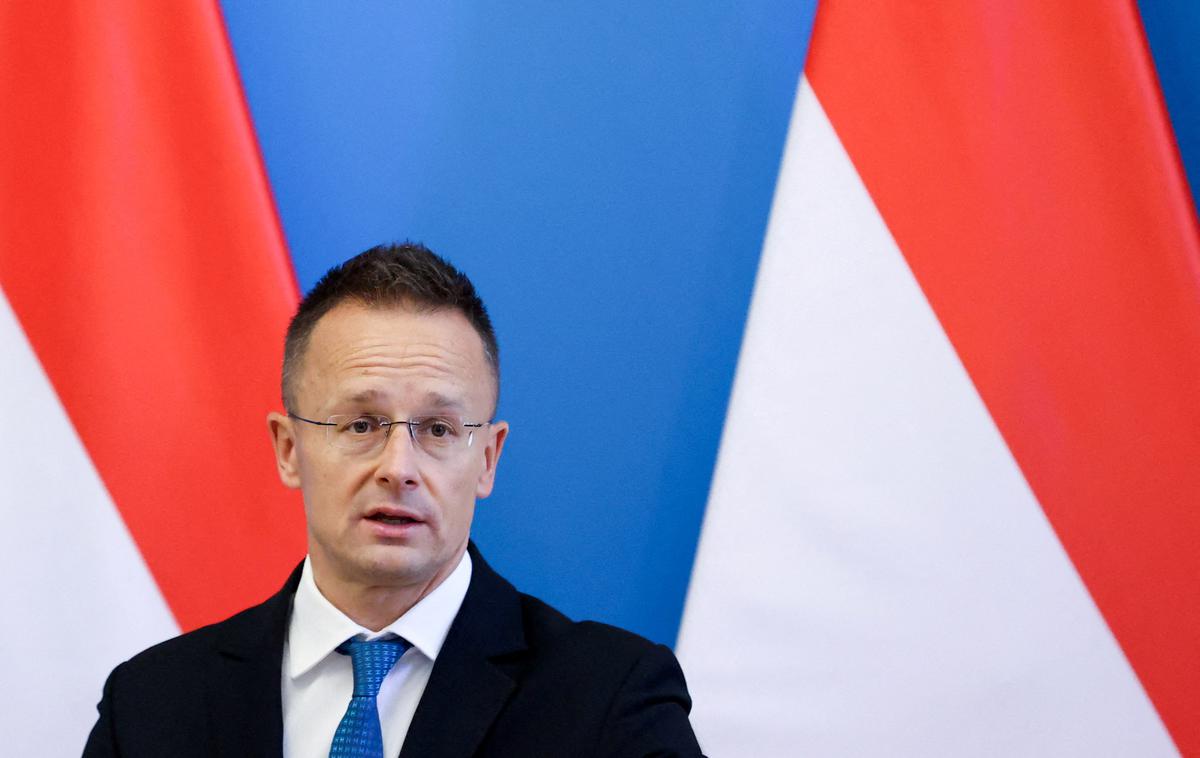Peter Szijjarto | Madžarski zunanji minister Ukrajino poziva, naj neha napadati ruske energetske objekte, od katerih ima korist tudi Madžarska. | Foto Reuters