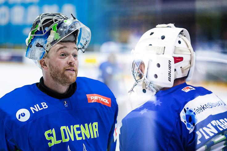 Kdo od vratarjev (Lukaš Horak ali Matija Pintarič) bo začel SP, bo strokovni štab odločil po zadnjih treningih in posvetih. | Foto: Jure Banfi, Peter Podobnik/Sportida