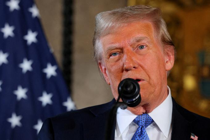 Trump je dejal, da je bil dogovor lahko dosežen le zahvaljujoč njegovi zgodovinski zmagi na volitvah. | Foto: Reuters