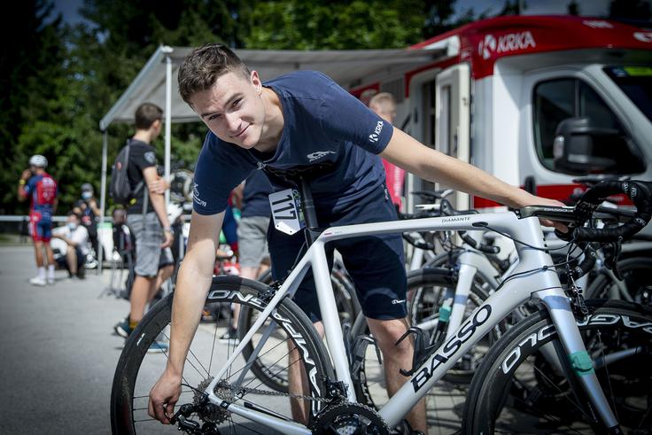 Jan Bevc med letošnjo dirko Po Sloveniji | Foto: Ana Kovač