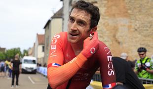 Geraint Thomas kritičen do ekipe glede škandala s slovenskim maserjem