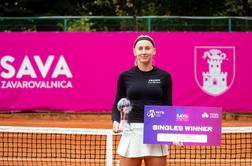 Švicarka Jil Teichmann zmagovalka turnirja WTA 125 v Ljubljani