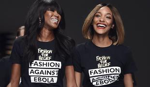 Naomi Campbell z modo proti eboli