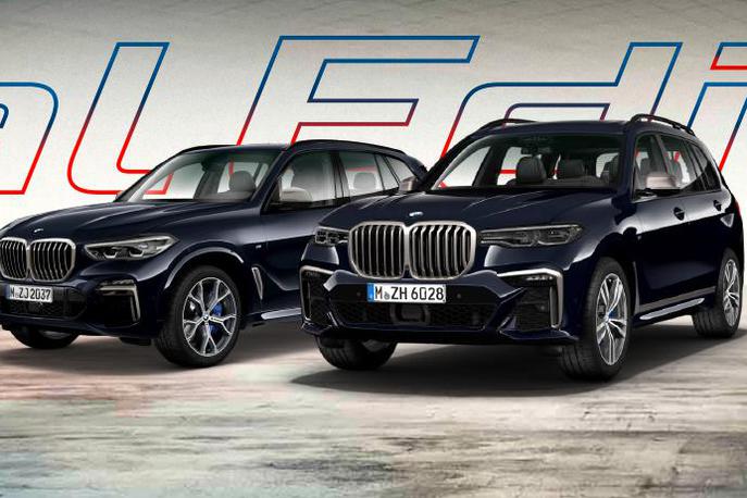 BMW X5 in X7 | BMW se za konec trilitrskemu štirivaljniku s štirimi turbinami poklonil še s posebno izvedenko ''final edition''. | Foto BMW