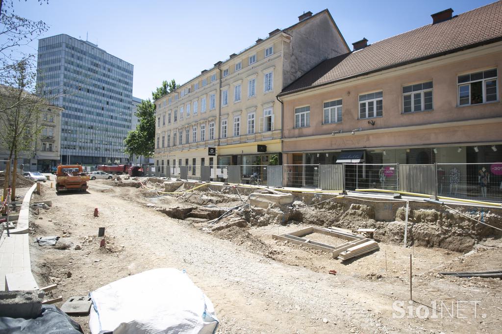 Prenova Gosposvetske ceste v Ljubljani.