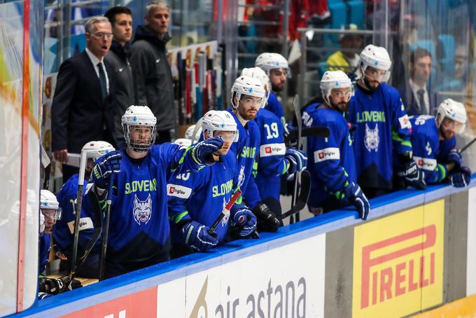 Slovenska hokejska reprezentanca je izgubila tri mesta in je 18. | Foto: Matic Klanšek Velej/Sportida