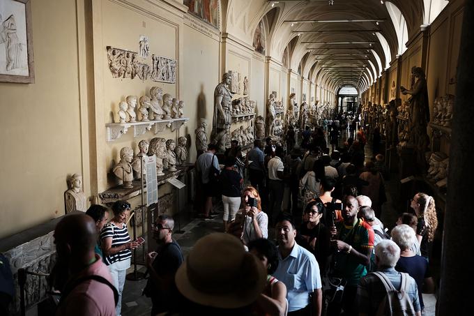 Gneča v vatikanskem muzeju | Foto: Getty Images