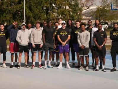 Lakers v Ljubljani obiskali Dončićevo igrišče iz otroštva