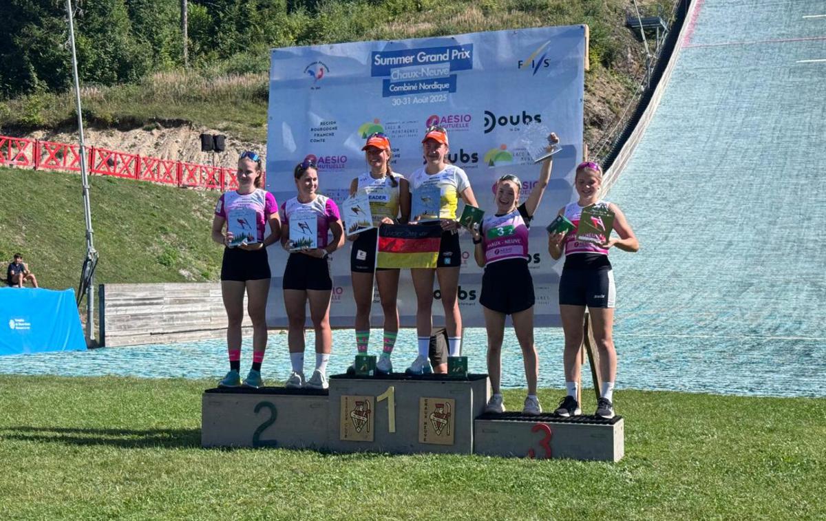 Teja Pavec, Ema Volavšek | Slovenki sta zasedli drugo mesto. | Foto SloSki