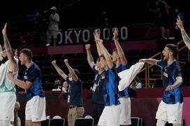 Slovenija : Japonska, slovenska košarkarska reprezentanca